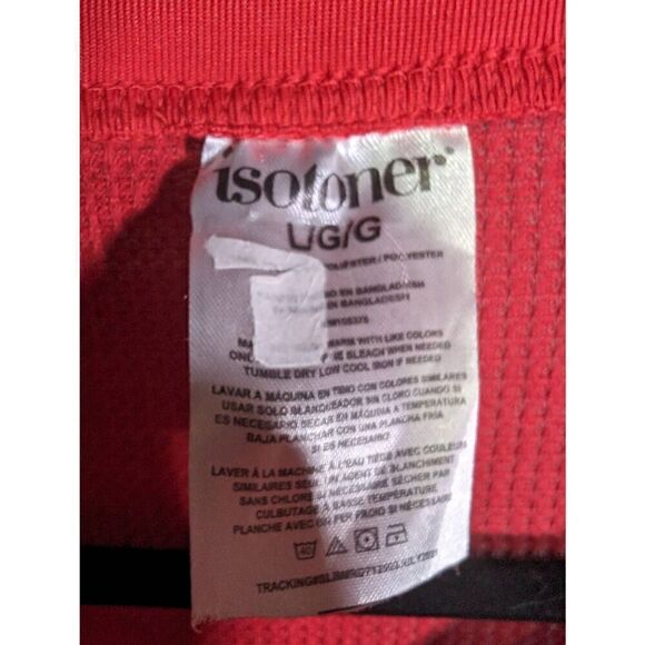 Isotoner Ladies V Neck Henley style causal  top Women's Size Large - Picture 3 of 5